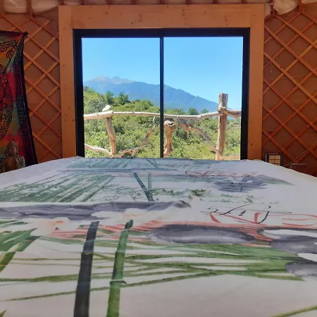 Yourte Contemporaine Avec Magnifique Vue Sur Les Montagnes Rigarda Exterior foto
