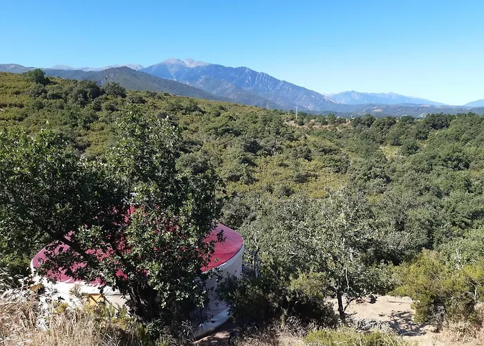 Yourte Contemporaine Avec Magnifique Vue Sur Les Montagnes